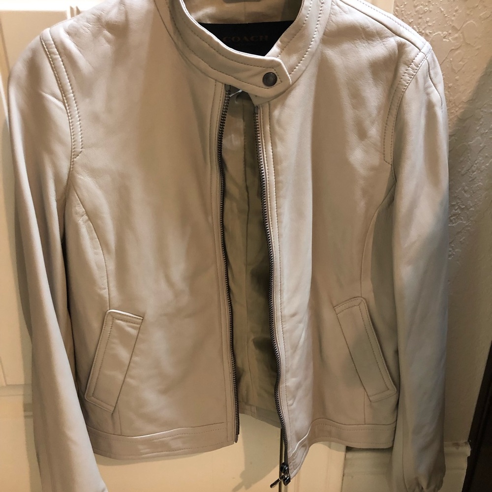 Coach leather jacket
